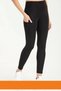 Sports Model Summer Sports Leggings with Pockets Fitness Gym Training Black Sports Leggings - 5