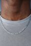 To Valentine's Day Figaro Men's Model Steel Non-Tarnish Necklace Chain Necklace 4 mm - 3