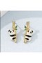 Quingda Vintage Panda Stud Earrings - Cute for Casual Outfits