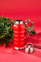 400 ml Red Stainless Steel Thermos – for Water, Soft Drinks, Tea |   Camping, School, Picnic, Serving & Catering - 2