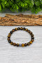 Tiger's Eye Prayer Beads and Bracelet Natural Stone Set 8 mm Bt034 - 4