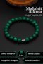 Men's Tightening Malahit Bracelet Women's Bracelet 8 mm Bt042