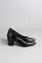 Seç K866 Genuine Leather Heel Shoes Black Patent Leather - 4