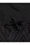 Women'S Black Strappy Broderie Dress - 6