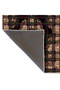 Kemal Collection Plaid Detailed Traditional Pattern Woven Base Decorative Carpet Kemal67 - 5