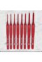 Tulip Etimo Red Set 8 Pieces (Single Without Bag 1.80 - 2.00-2.20-2.50-3.00-3.50-4.00-5.00) with Bookmark Gift - 2