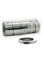25 Meters Metalized Silver Raffia 1 Piece Ribbon Party Organization - 2