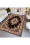 Kemal Collection Dark Tones Ethnic Flowers and Traditional Pattern Woven Base Decorative Carpet Kemal69 - 2