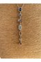 Steel Y Necklace with Colored Stones - 2