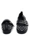 34353 Black Genuine Leather Women's Classic Shoes - 6