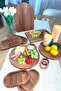 Wooden Cutting Board – Presentation Natural Beech Wood 30X26 cm - 7