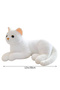 Plush Cat Sitting Cat Plush Toy Sleeping Companion Cat Real Cat Feeling Imported 30cm Cat