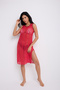 Strappy Lace Detail Dress - Fuchsia Pink - 2
