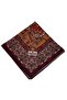 وشاح منقوش من القطن العرقي مقاس 90 × 90 سم - 2