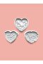 Floral Hearts Cookie Mold and Sugar Paste Mold Set of 3 0265-Set
