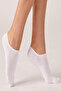 Seamless Women's White Bamboo Sneaker Socks - Odor-Free Invisible Bootie Socks - 3