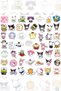 Super Sticker Set - 100+ Pieces of Stickers, 6 Pieces of Memo Pad Stickers, 2 Pieces of Coaster Sticker Set - 4