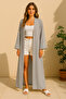 Medina Silk Kimono, Lightweight and Flowy Long Pareo, Summer Thin Long Kimono, Thin Flowy Woven Cardigan