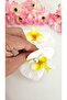 Orchid Flower Pearl Latch Buckle 10 cm Double Sided 1 Piece - 5