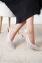 Twi̇ny Stone Evening Dress Heeled Shoes - 5