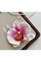 Orchid Flower Pearl Latch Buckle 10 cm Double Sided 1 Piece - 6