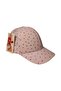 Spteks Kitti 1-3 Years Old Girl's Pink Color Crispy Flower Patterned Summer Hat - 4