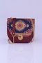 Colorful Ethnic Kilim Patterned Women's Shoulder Bag – Bohemian Style, Chain Strap, Lock Cover - 3