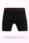 Men's Cotton Lycra Long Leg Black-Grey-White 3-Piece Boxer - 4
