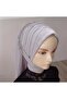 Gray Drapesi with Accessories, Glitter Veil Model, Ready Veil, Ready Shawl, Ready Turban