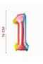 Rainbow Color 34 Inch Giant Figure Foil Balloon |   76cm - 2