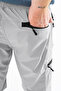Men's Light Gray Breathable Lycra Fabric 5 Pocket Outdoor Cargo Capri Shorts - 6