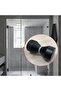 YIDELAI-Glass Door Handle, 2.4 inch Aluminum Alloy Single Hole Handle, Solid Cylindrical Shower Room - 4