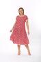 Citrus Flower Patterned Dress - 4