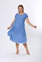 Citrus Flower Patterned Dress - 3
