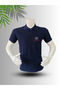 Honda Logo Printed Polo Neck Cotton T-Shirt - 2