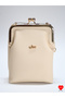 Paris Cream Women's Crossbody Bag |   Gold Detailed, Elegant, and 3-Compartment ⭐ - 4