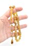 Master Craft System Sphere Cut Large Size Gazelle Horn Prayer Beads - 5