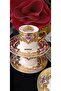 Bovaria Germany Hand Made 24K Brush Gold Handworked Coffee Cup Set 90 ml (Model 4) - 6