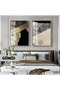 Amazing | Abstract | Elegant Abstract Combination 01 | Framed Glass Table 2 Pieces Vertical