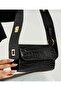 Black Crocodile Adjustable Strap Length Medium Size Bag Model - 4