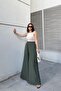 Women's Khaki Wide Leg Kupra Trousers - 700-3391 - 6