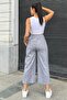 Women's Black Crushed Capri with Side Slits - 700-3404 - 5
