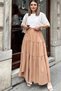 Women's Beige Skirt - 700-3574 - 3