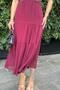 Women's Burgundy Skirt - 700-3642 - 5