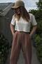 Women's Brown Sports Pants - 700-3277 - 4