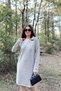 Women's Gray Knitwear Dress - 700-2988 - 3