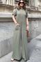 Women's Khaki Jumpsuit - 700-3577
