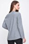 Women's Gray Collar Blouse - 700-2747 - 7