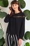 Women's Black Blouse - 700-2566 - 4