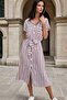 Women's Burgundy Dress - 700-3434